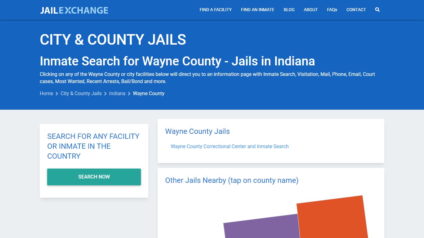 Inmate Search for Wayne County | Jails in Indiana - Jail Exchange